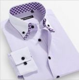 Camisa masculina tricoline